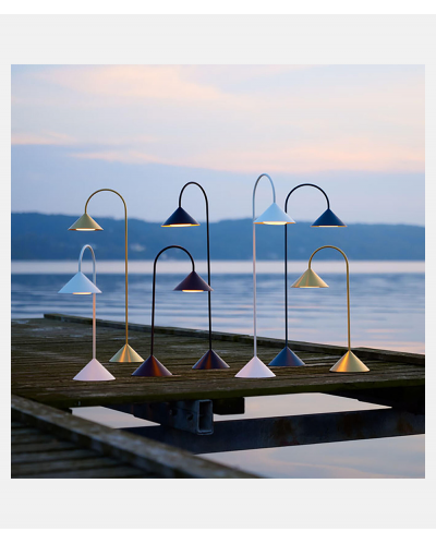 Grasp Portable Lamp H72 - matt petroleum